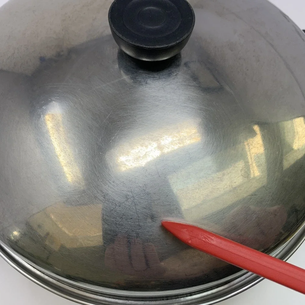 Pre 1968 Revere Ware 1801 Copper Bottom 6 Quart Stock Pot/ Dutch Oven w Dome Lid
